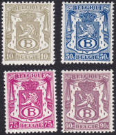 BELGIQUE, 1946-49, Service ( COB S36-38-40-41 **) - Mint