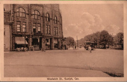 ! 1915 Alte Ansichtskarte Guelph, Woolwich Street, Tram, Straßenbahn, Ontario, Kanada, Canada - Other & Unclassified