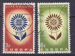 Luxembourg 1964 Mi. 697-98, Europa CEPT Complete Set - Oblitérés