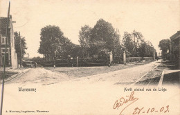 Belgique - Waremme - Arrêt Vicinal Rue De Liège - A Moureau - Carte Postale Ancienne - Waremme