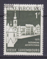 Luxembourg 1975 Mi. 900, 1 Fr. Europäisches Denkmalschutz-Jahr Fischmarktvietel - Oblitérés