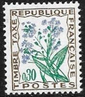 TAXE  -  TIMBRE N° 99    -  FLEUR DES CHAMPS    -   NEUF  -  1964 - 1960-.... Mint/hinged