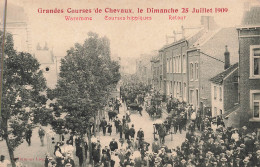 Belgique - Waremme - Grandes Courses De Chevaux Le Dimanche 25 Juillet 1909 - Dumont - Carte Postale Ancienne - Borgworm