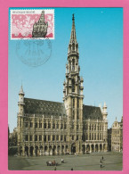 Carte Maximum - Belgique - 1989 - Bruxelles - Dentelle - 1981-1990