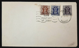 INDIA 1980 3v SERVICE FDC , Rajkot Cancellation - Briefe U. Dokumente