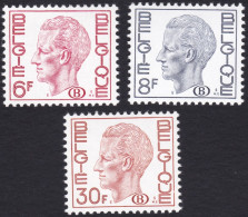 BELGIQUE, 1978, Service ( COB S77 Au 79 **) - Mint