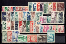 MAROC - LOT ENTRE LES N°306 ET 361 - XX X OB - QUELQUES PETITS DEFAUTS - 1951 - Andere & Zonder Classificatie