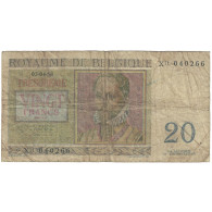 Billet, Belgique, 20 Francs, 1966, 1966-04-03, KM:132b, B - 20 Franchi