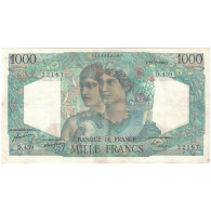 France, 1000 Francs, Minerve Et Hercule, 1948, D.459, TTB+, Fayette:41.22 - 1 000 F 1945-1950 ''Minerve Et Hercule''