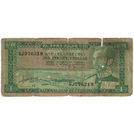 Billet, Éthiopie, 1 Dollar, Undated (1966), KM:25a, B - Aethiopien