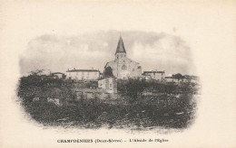 Champdeniers * Vue Sur Le Village Et L'abside De L'église - Champdeniers Saint Denis