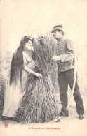 FANTAISIE - Lots - Couple - L'Armée En Campagne - Carte Postale Ancienne - Mujeres