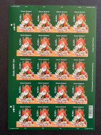 Finland 2005 Christmas RARE IMPERFORATED Sheetlet Of 20 Stamps Mint - Blocchi E Foglietti