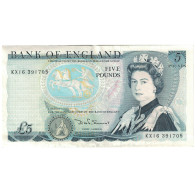 Billet, Grande-Bretagne, 5 Pounds, Undated (1973-80), KM:378c, TB+ - 5 Pounds