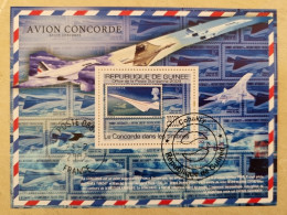 GUINEE Avions, Avion, ConcordeYvert BF N° 1056, Oblitéré. Used  (2009) - Vliegtuigen