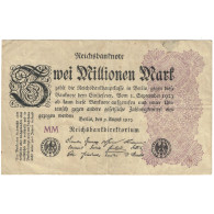 Billet, Allemagne, 2 Millionen Mark, 1923-08-09, KM:104a, TB - 2 Mio. Mark