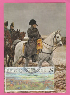 Carte Maximum - Belgique - 1990 - Bataille De Waterloo - Braine L'Alleud - Napoléon - 1981-1990