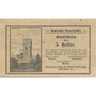 Billet, Autriche, Hinterbrühl, 5 Heller, Tour, 1920-08-31, SPL Mehl:FS 376IIIc - Autriche