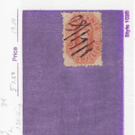 5758) Australia Tasmania 1864 1sh Perf. 11.5 - Used Stamps