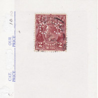 5760) Australia  Perfin OS - Used Stamps