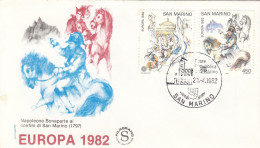 FDC SAN MARINO 1249-1250 - Napoléon