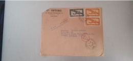 Airmail Cover 1950 From Haiphong (Indochina) To Japan (Yokohama) With Japanese Censor Mark - Briefe U. Dokumente