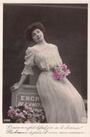 FANTAISIE - Lots - Femme - Bouquet - Fleurs - Robe - Carte Postale Ancienne - Femmes
