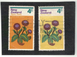 New Zealand - Error, Mi. No. 584 Colour Red Missing - Abarten Und Kuriositäten