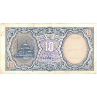 Billet, Égypte, 10 Piastres, KM:189a, TTB - Egypte