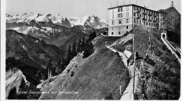 NIDWALD STANSERHORN HOTEL MIT BERNERALPEN - Engelberger Stans  - Circulé Le 02.09.1935 - Stans