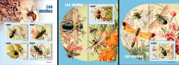 Niger 2022, Animals, Bees, 4val In BF+2BF - Abeilles