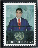 Turkmenistan 2020 . President Berdymuhamedov In UNO . 1v. - Turkménistan