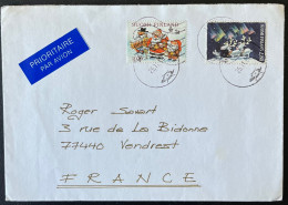 ENVELOPPE SUOMI FINLAND 1996 POUR VENDREST FRANCE - Brieven En Documenten