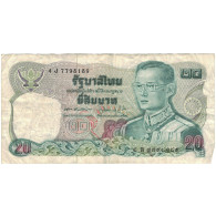 Billet, Thaïlande, 20 Baht, Undated (1978-81), KM:88, TB - Thailand