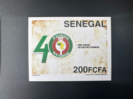 Sénégal 2015 ND Imperf Emission Commune Joint Issue CEDEAO ECOWAS 40 Ans 40 Years - Gemeinschaftsausgaben