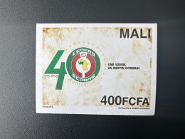 Mali 2015 ND Imperf Emission Commune Joint Issue CEDEAO ECOWAS 40 Ans 40 Years - Mali (1959-...)
