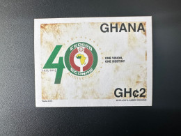 Ghana 2015 ND Imperf Emission Commune Joint Issue CEDEAO ECOWAS 40 Ans 40 Years - Ghana (1957-...)