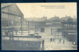 Cpa Du 75 Paris Grèves Des Chemins De Fer - Nord - La Gare Du Nord Sans Locomotives    LANR51 - Strikes