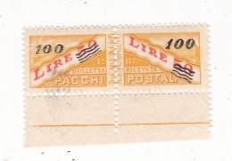 1948 San Marino Saint Marin PACCHI POSTALI SOPRASTAMPATI L.100 Su 50 Con Bordo MNH** Parcel Post - Paketmarken