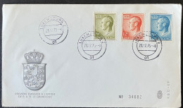 ENVELOPPE LUXEMBOURG 1975 FDC DE SAR LE GRAND DUC - Storia Postale
