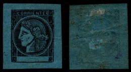2483A - ARGENTINA/CORRIENTES - 1860-1878 - SC#: 3 - MH - EXPERTIZED MARK AT BACK. - Corrientes (1856-1880)