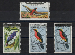 Mali - YV PA 5 à 8 N** Complete Oiseaux Surchargés - Mali (1959-...)