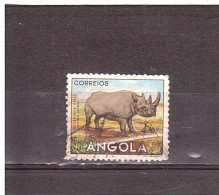 ANGOLA 1953 RINOCERONTE NERO - Rhinocéros