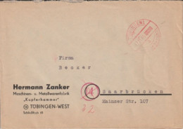 ZOF - 1945 - GEBÜHR BEZAHLT - TAXE PERCUE - ENVELOPPE De TÜBINGEN - Wurtemberg