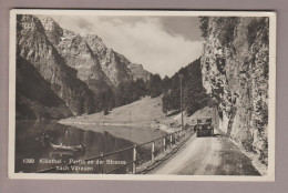 CH GL Klönthal Strasse Nach Vorauen Mit Auto 1933-06-11 Foto #1399 H.Schönwetter - Otros & Sin Clasificación