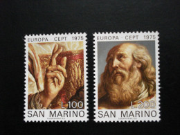 Saint-Marin - Europa 1975 "Tableaux"  Y.T. 891/892 - Neuf (trace De Charnière Quasi Invisible) MLH - 1975