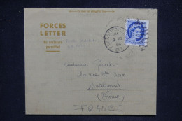 CANADA - Enveloppe De La Royale Air Force Pour La France En 1956  - L 142971 - Cartas & Documentos