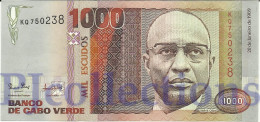 CAPE VERDE 1000 ESCUDOS 1989 PICK 60a UNC - Kaapverdische Eilanden