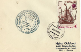 URSS RUSSIE 1976 Leningrad Cachet Navire "Maxim Somov" - Wetenschappelijke Stations & Arctic Drifting Stations