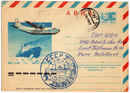 UKRAINE 1977 + Cachet Navire MS "Ob" - Forschungsstationen & Arctic Driftstationen